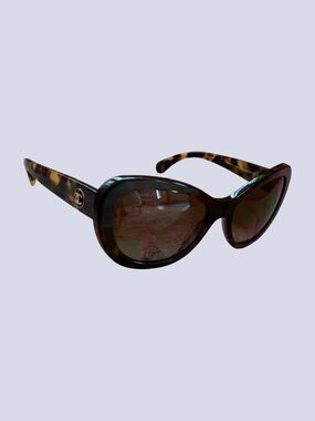 Chanel Brown Tortoise Shell Sunglasses